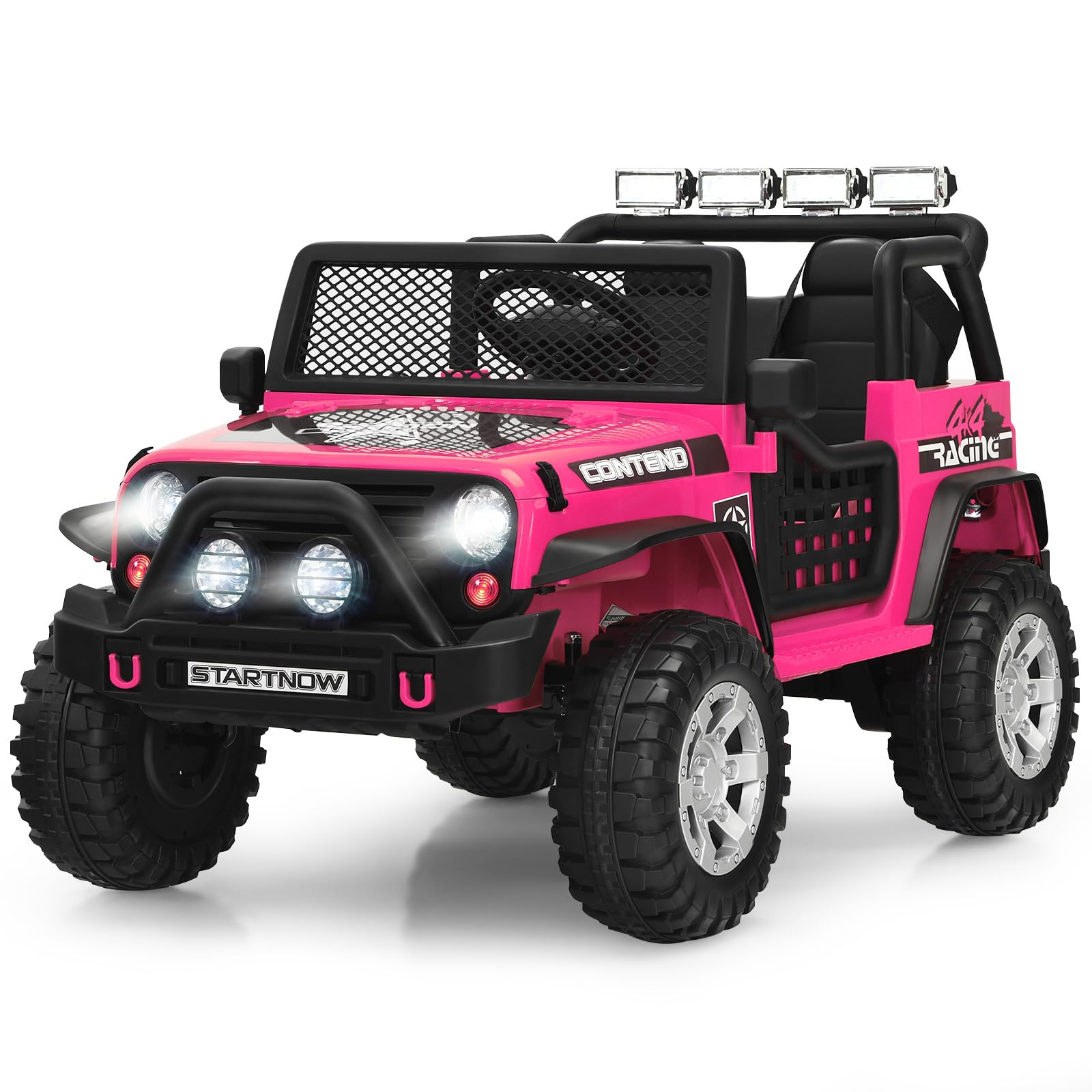 12V Kids Electric Ride on Truck Battery Powered Off road Car with Rem GiantexUK