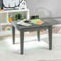 Kids Table, Waterproof Children Study Desk, Indoor Outdoor Toddler Activity Furniture for Painting, Dining, Entertainment