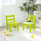 2PCS Kids Chair Set, Waterproof Children Chairs with Backrest