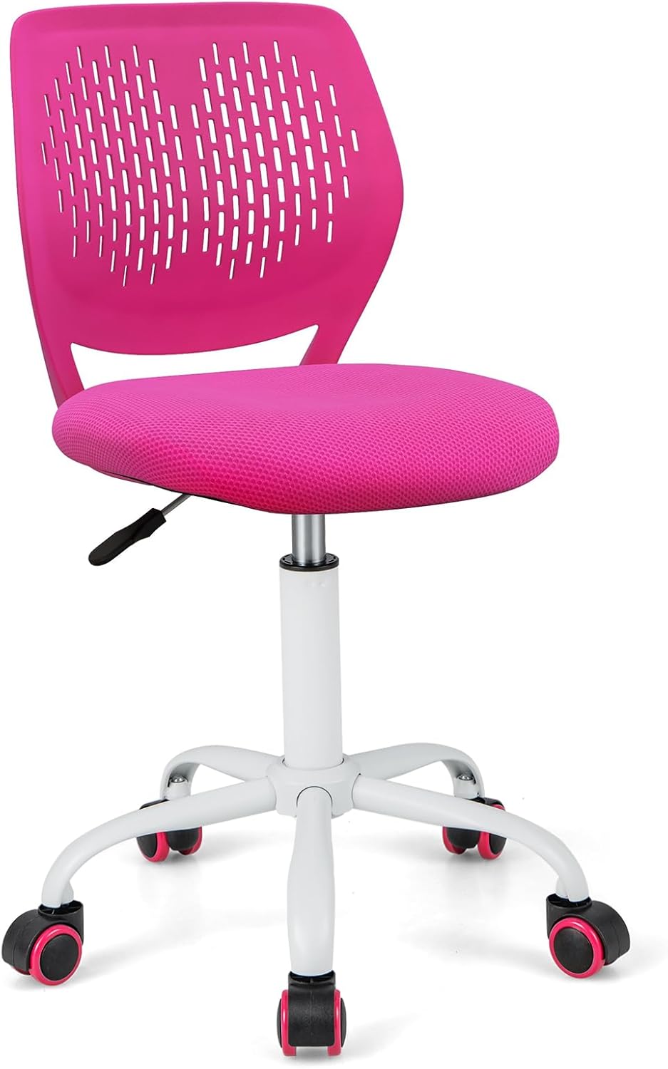 Kids Desk Chair, Height Adjustable Swivel Computer Chair with PU Casters & Gas Lift