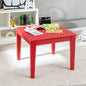 Kids Table, Waterproof Children Study Desk, Indoor Outdoor Toddler Activity Furniture for Painting, Dining, Entertainment