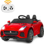 Electric Kids Ride On Car, 12V Licensed Jaguar F-Type SVR Battery Powered Toy Vehicle with Remote Control