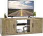 TV Stand for TVs up to 65 Inches, Wooden TV Cabinet Media Entertainment Center with 2 Doors