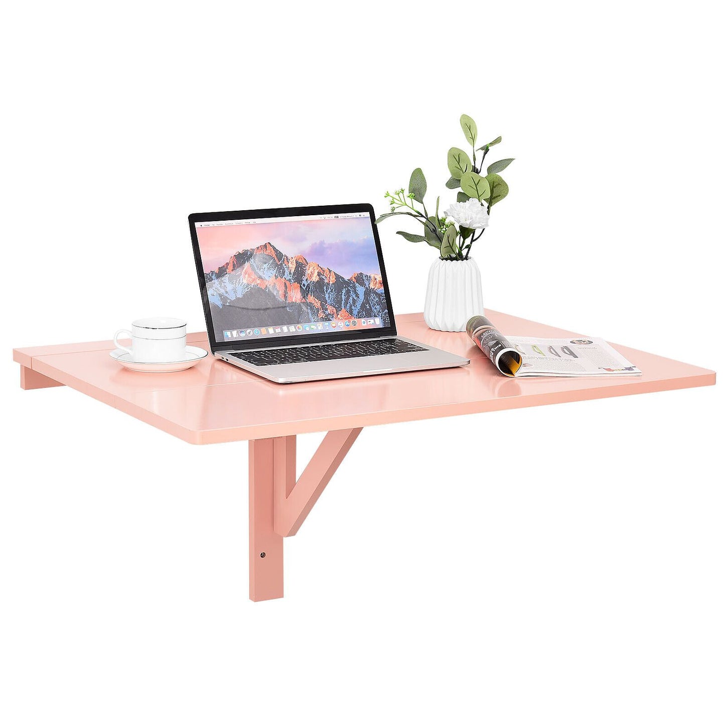 Wall-mounted Drop-leaf Table, Folding Floating Laptop Desk