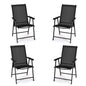 GiantexUK Folding Outdoor Dining Chairs Set of 2/4