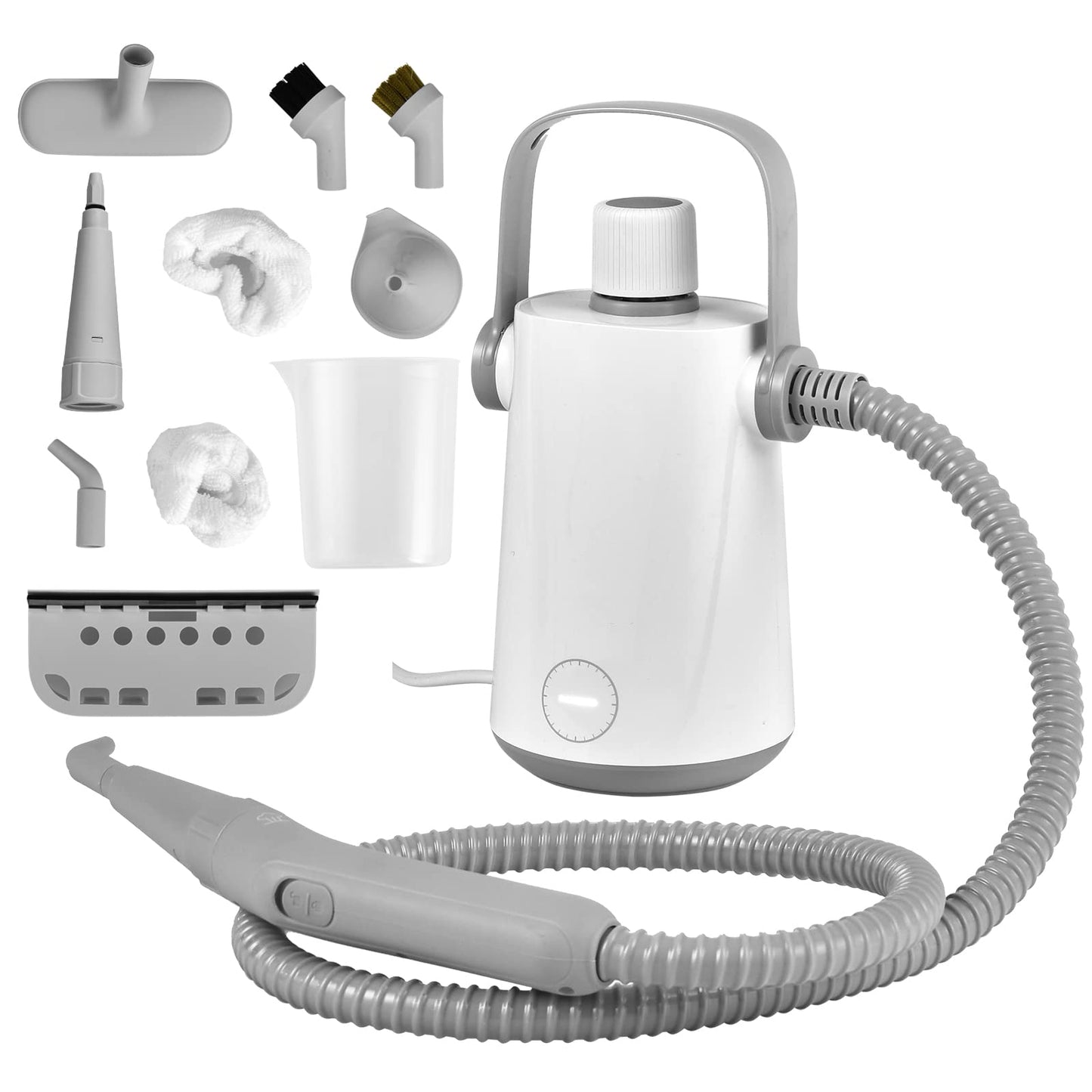 GiantexUK Handheld Steam Cleaner, 1000W Multipurpose Pressurized Cleaner with 10 Accessories