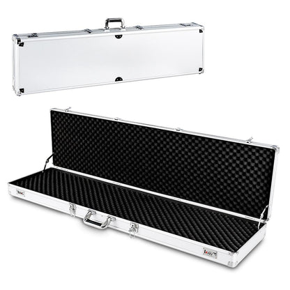 GiantexUK Gun Case, Lockable Hard Rifle Cases with Intensive Egg-Crate Foam, Combination Locks