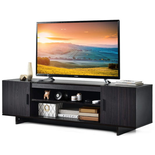 TV Stand for TVs up to 65 Inches, Modern TV Unit Console Table for Living Room Bedroom, 152x40x45cm