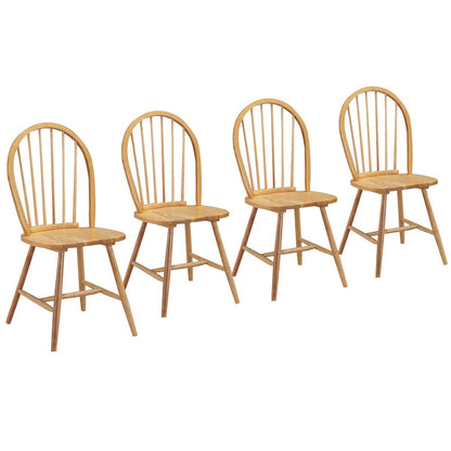 GiantexUK Set of 2/4 Wooden Chairs