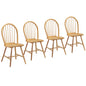 GiantexUK Set of 2/4 Wooden Chairs