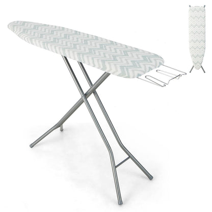 GiantexUK Folding Ironing Board with Extra Cover, 7-Level Height Adjustable Ironing Table with Cotton Cover