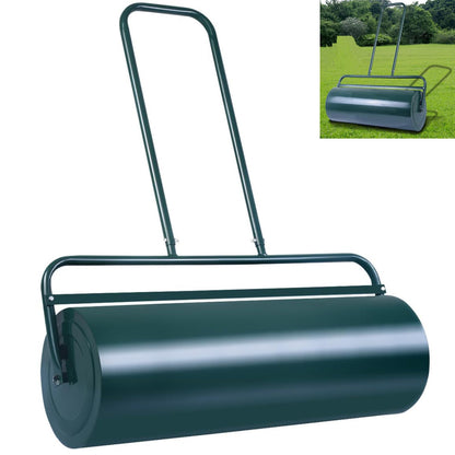 GiantexUK 48L Garden Lawn Roller, Water/Sand Filled Lawn leveller with Scraper Drum & Removable Drain Plug