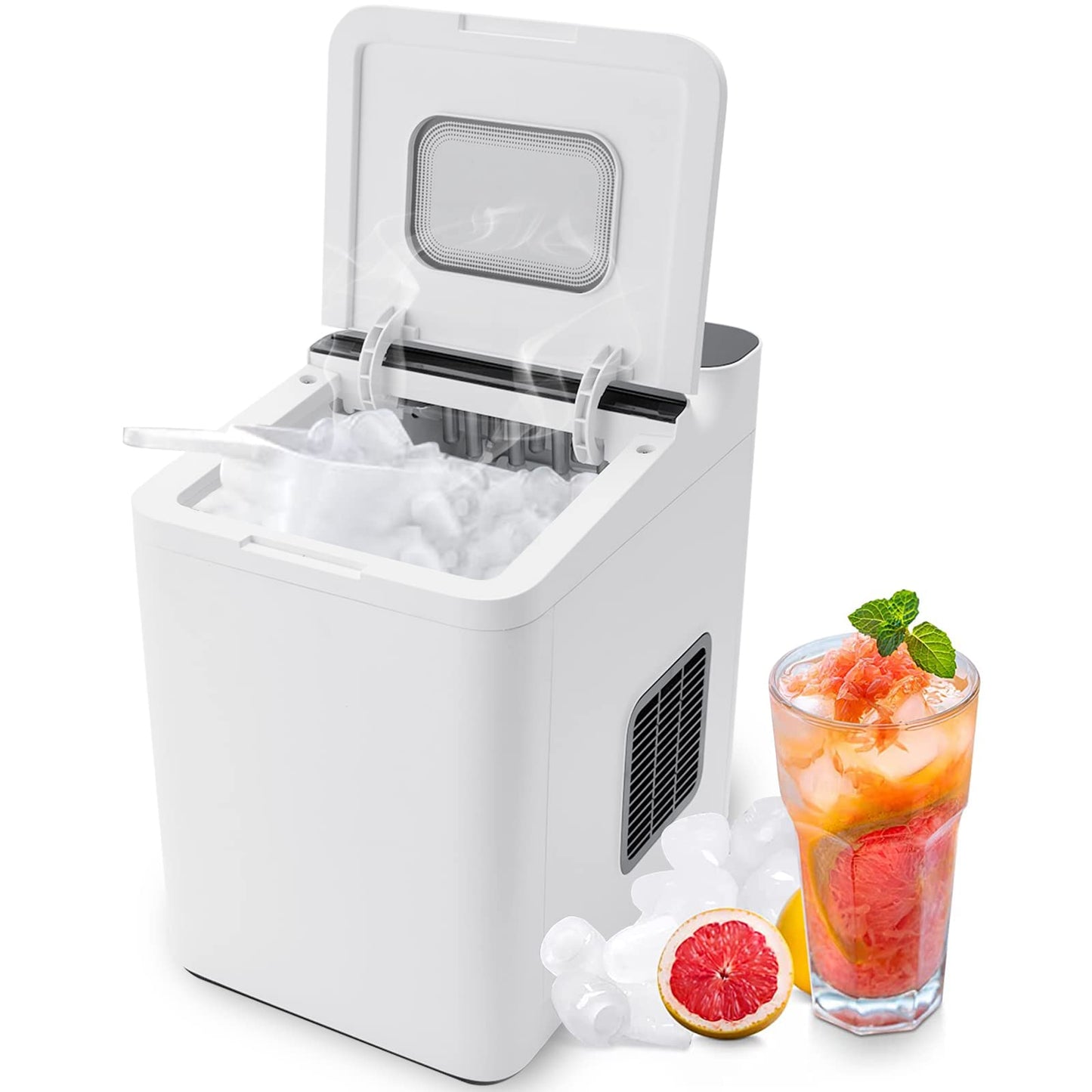 GiantexUK Ice Maker Machine, Self-Cleaning 9 Ice Cubes Ready in 6-13 Mins, Electric Ice Cube