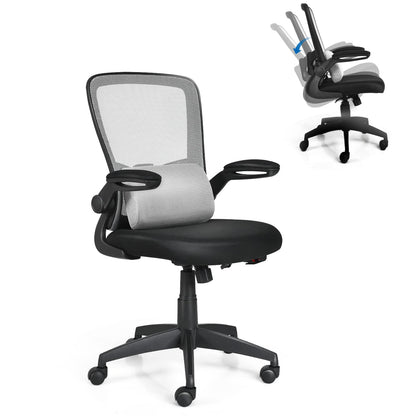 Mesh Office Chair, Mid/High Back Ergonomic Executive Task Chairs, Mesh Seat+Flip-up Armrests+Lumbar Support