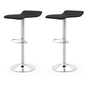 GiantexUK Bar Stools Set of 2, Height Adjustable Counter Stools with PU Leather Seat, Gas Lift, Rubber Ring & Footrest