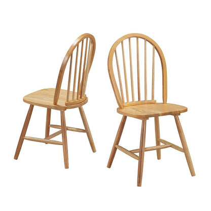 GiantexUK Set of 2/4 Wooden Chairs