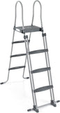 GiantexUK 4 Step Pool Ladder, Above Ground Safety Pedal with Removable Outer Ladder