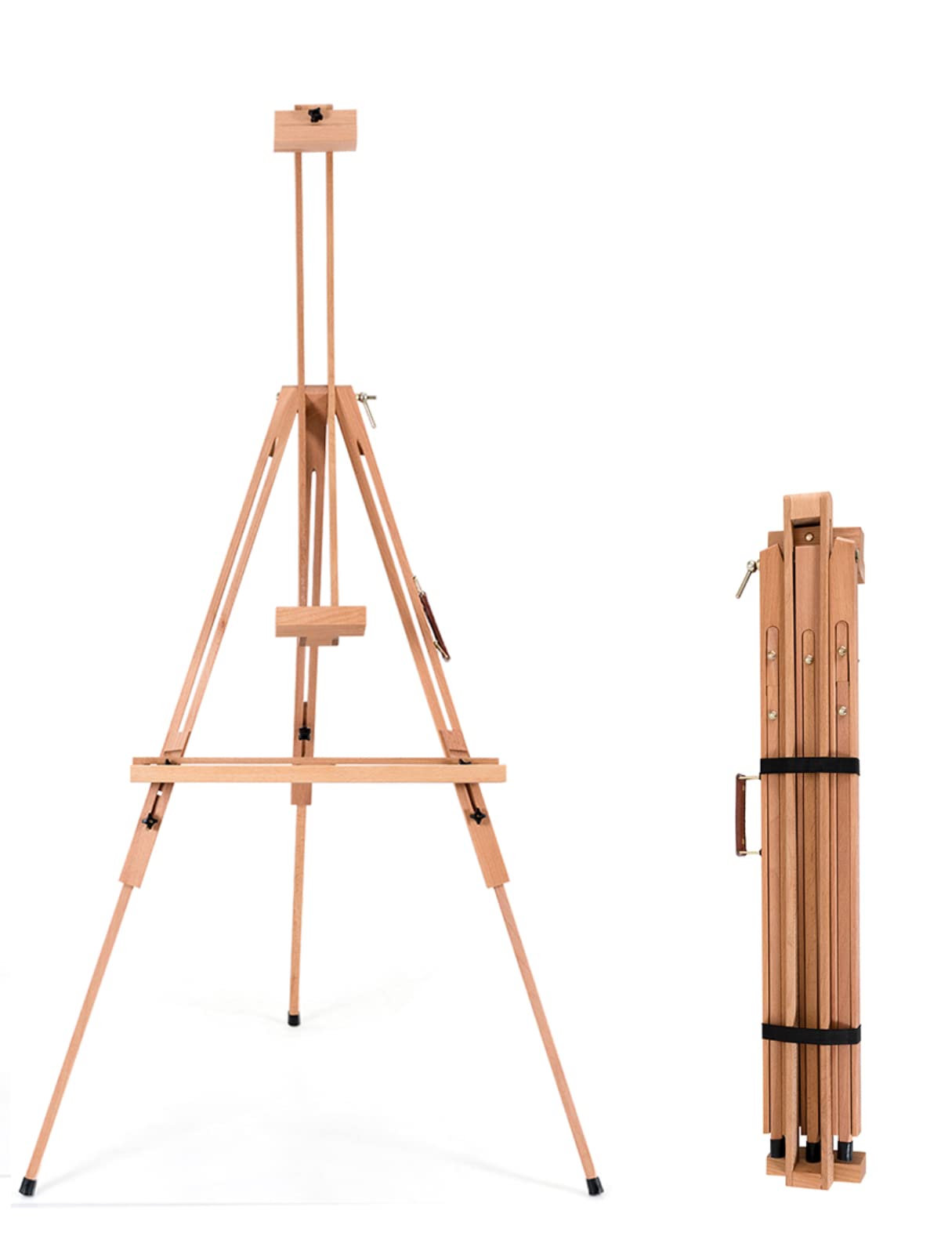 GiantexUK 1.92m/6.3ft Wooden A-Frame Easel, Folding Studio Picture Holder