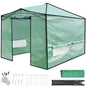 GiantexUK Pop-up Walk In Greenhouse, Adjustable Grow House with PE Cover, 6 Roll up Windows