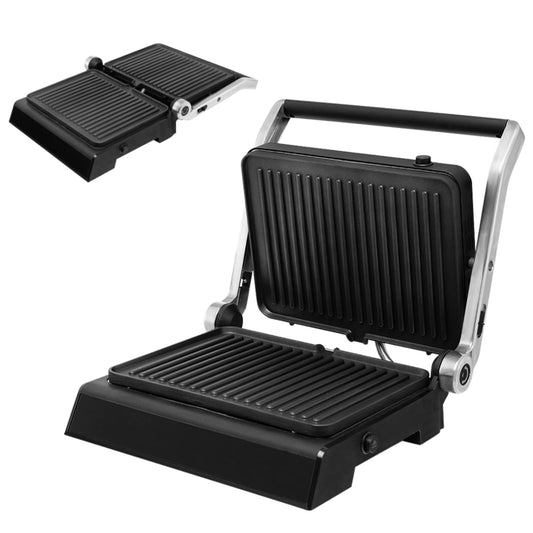 GiantexUK 3-in-1 Electric Non-Stick Grill, Panini Maker & Sandwich Toaster with 4H Timer