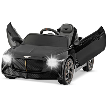 12V Kids Ride on Car, Licensed Bentley Electric Vehicle Toy with Remote Control, Lights, Sounds