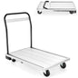 GiantexUK 350KG Folding Platform Trolley, Heavy Duty Sack Dolly Hand Truck with TPR Wheels & Handle