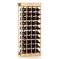 GiantexUK 40 Bottles Wine Rack, 10-Tier Floor Freestanding Wine Storage Display Shelves with Tabletop