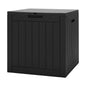 Lockable Garden Storage Box, Large Waterproof Outdoor Deck Box with Sit On Lid & Recessed Handle