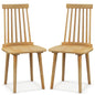 GiantexUK Dining Chairs Set of 2, Kitchen Counter Chairs with High Backrest