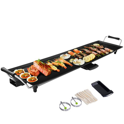 GiantexUK Electric XXL Teppanyaki Table Grill, 90 x 23CM Non-stick Griddle with Adjustable Temperature