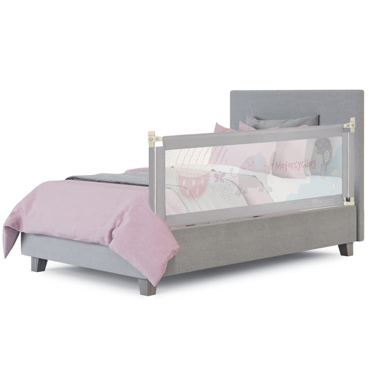 Bed Rail, Vertical Lifting Baby Beds Guard with Double Safety Lock & Adjustable Height, 175cm