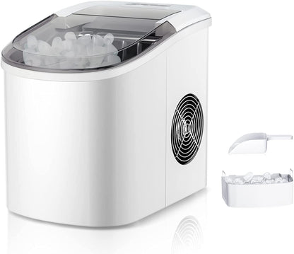 GiantexUK Electric Ice Maker, 12KG/24H Ice Cube Making Machine Ice Scoop and Basket