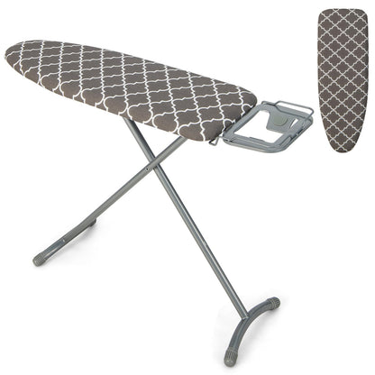 GiantexUK Folding Ironing Board with Extra Cover, 7-Level Height Adjustable Ironing Table with Cotton Cover