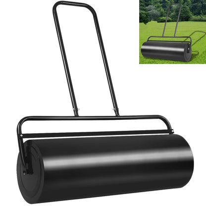 GiantexUK 48L Garden Lawn Roller, Water/Sand Filled Lawn leveller with Scraper Drum & Removable Drain Plug