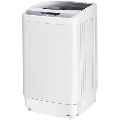 GiantexUK 2-in-1 Portable Washing Machine, Single Tub Washer and Spin Dryer with 6/10 Washing Modes