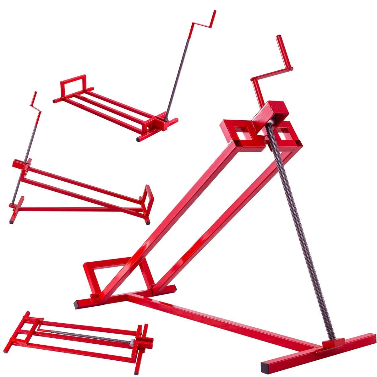 GiantexUK Ride on Mower Jack Lift, 400KG Folding Telescopic Lifting Device