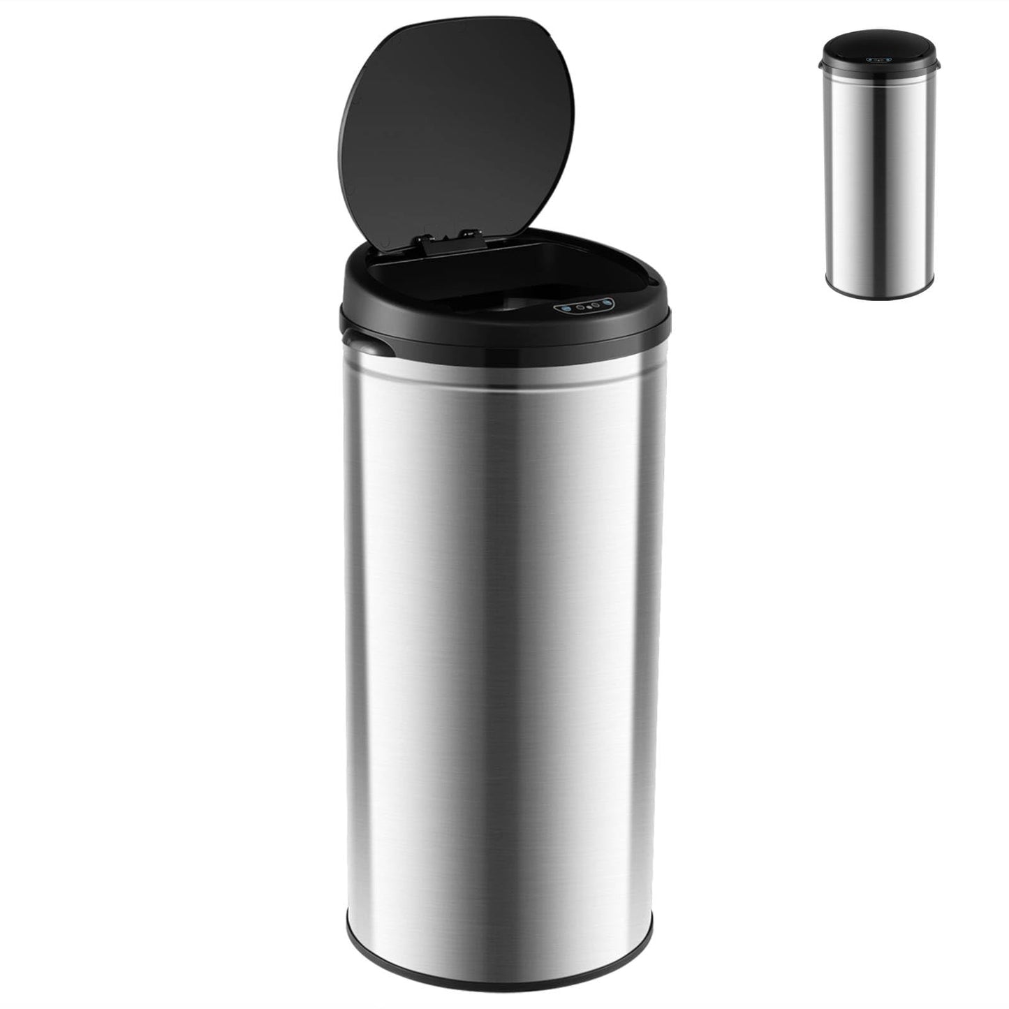 GiantexUK Automatic Sensor Kitchen Bin, 30L Touchless Waste Trash Can with Soft Closure Lid