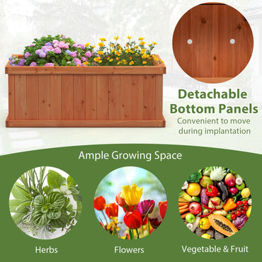 GiantexUK Wooden Garden Planter