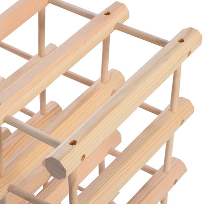 GiantexUK Wooden Wine Rack, 36 Bottle Wine Display Shelf