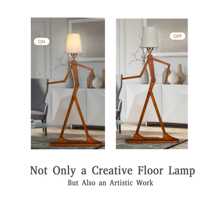 GiantexUK Humanoid Floor Lamp, Corner Decorative Standing Lamp with E27 Socket