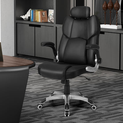 Massage Office Chair, 300LBS Ergonomic Swivel Computer Desk Chair with Adjustable Headrest