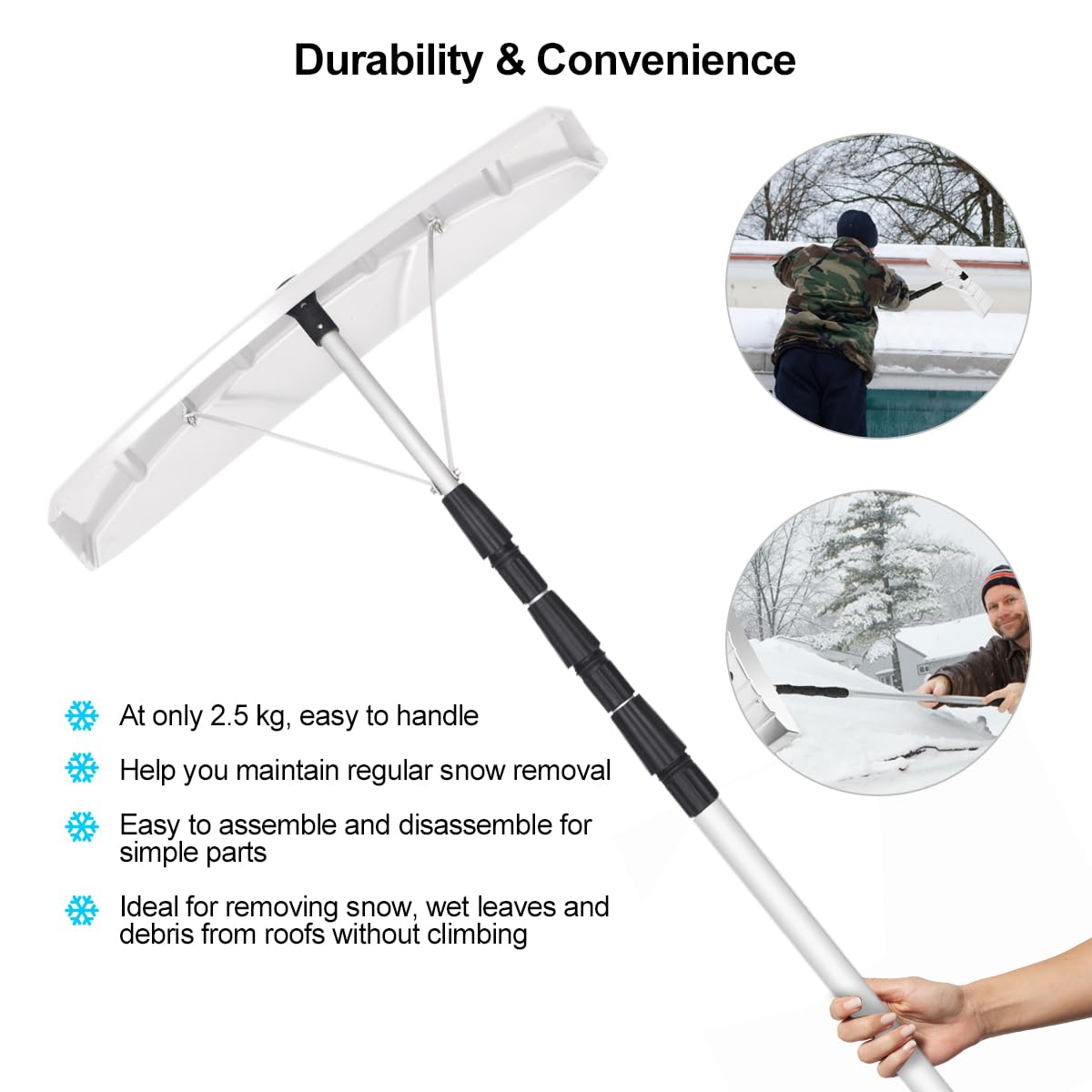 GiantexUK Snow Roof Rake