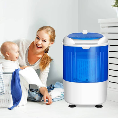 GiantexUK 2-in-1 Mini Washing Machine, Single Tub Washer and Spin Dryer with Timing Function