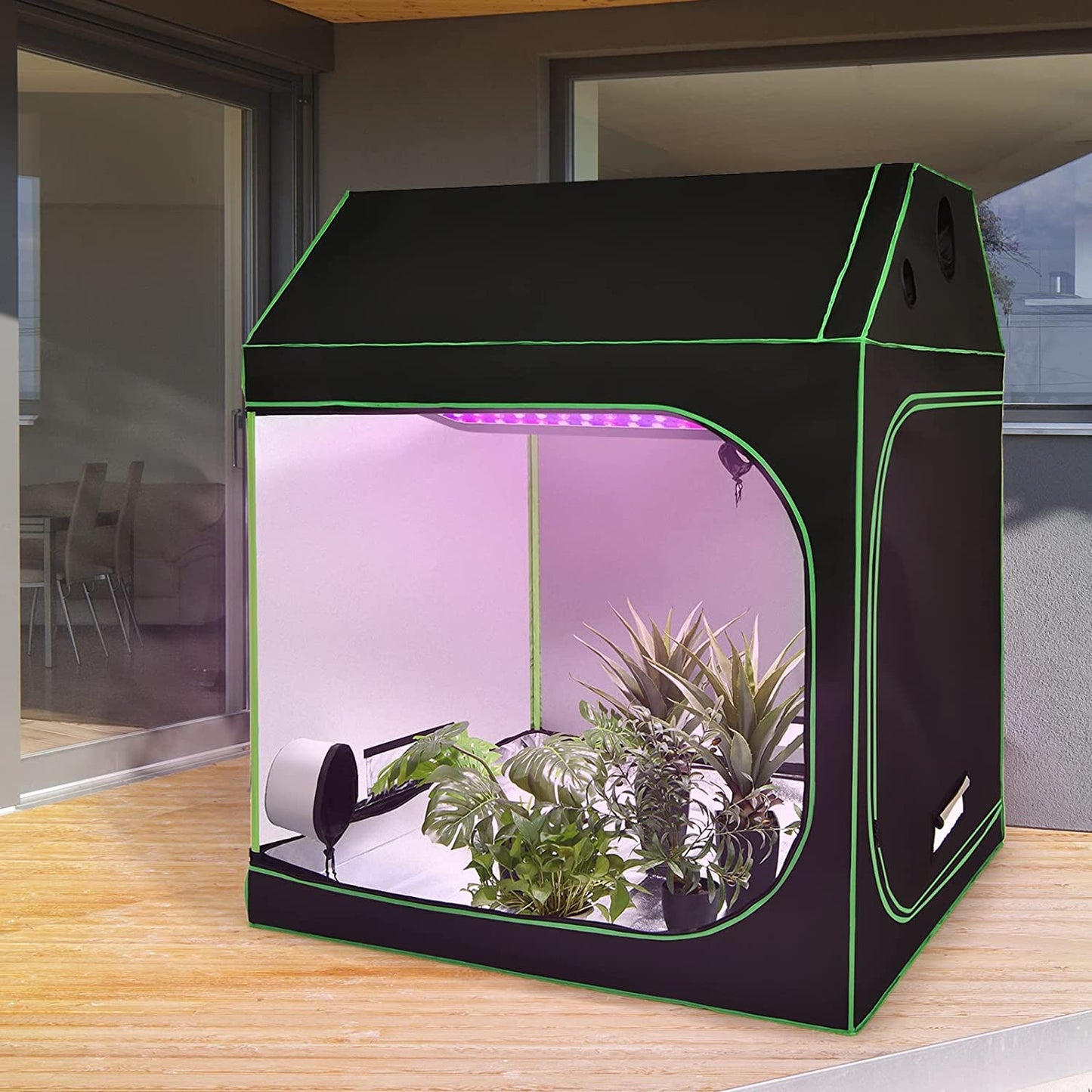 GiantexUK Grow Tent, Hydroponic Plant Tents with Observation Window