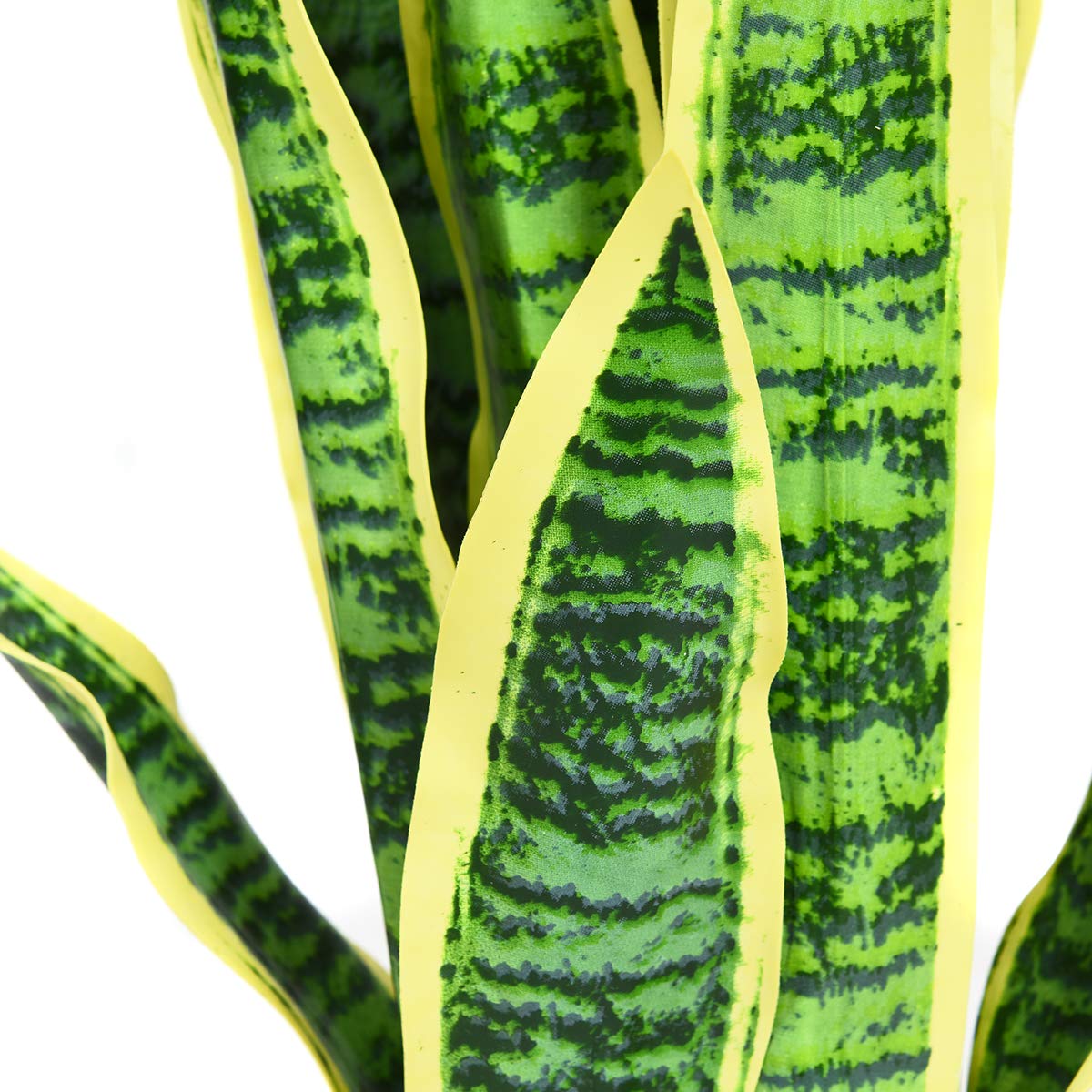 GiantexUK 93cm Fake Sansevieria, Artificial Snake Plant with Plastic Pot