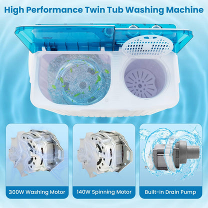 GiantexUK Twin Tub Washing Machine