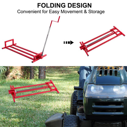 GiantexUK Ride on Mower Jack Lift, 400KG Folding Telescopic Lifting Device