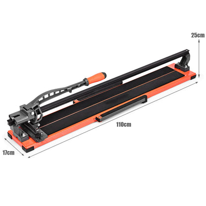 GiantexUK Manual Tile Cutter, 36 Inch Wall Floor Tile Cutting Machine with Single Rail Double Brackets