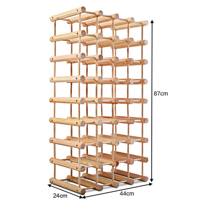 GiantexUK Wooden Wine Rack, 36 Bottle Wine Display Shelf