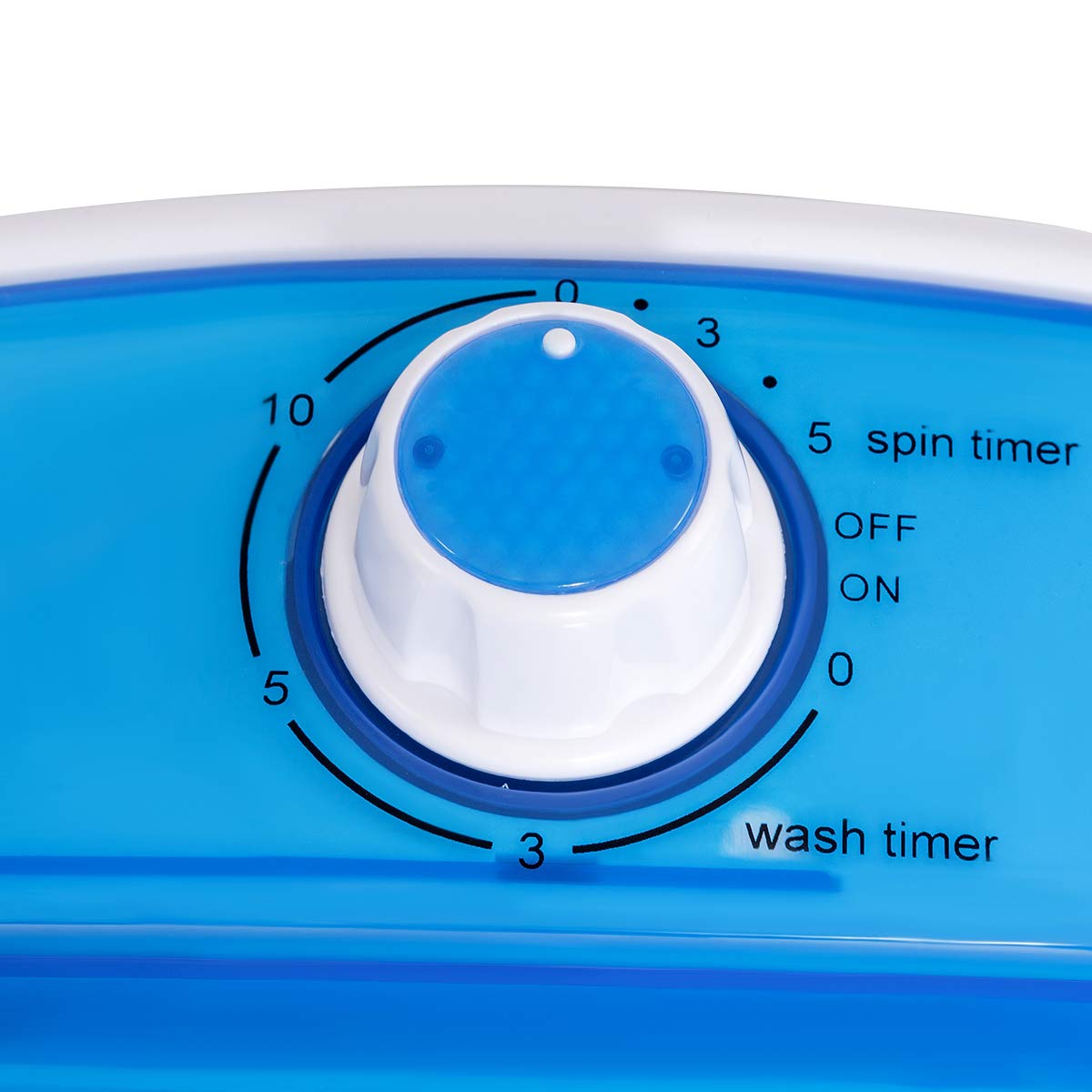 GiantexUK 2-in-1 Mini Washing Machine, Single Tub Washer and Spin Dryer with Timing Function